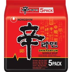 NONGSHIM Nouilles Instantanées Shin Ramyun 5-Pack