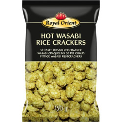 ROYAL ORIENT Crackers de Riz au Wasabi Piquants