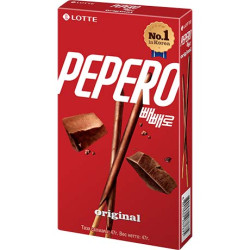 LOTTE PEPERO Bâtonnets de Biscuit Chocolate Original