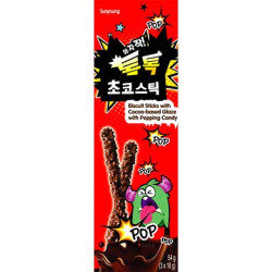 SUNYOUNG Choco Sticks Popping Candy
