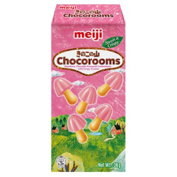 MEIJI Biscuits au Chocolat & Fraise Chocorooms