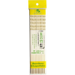 SHINE FARM Baguettes en Bambou Mots de Bénédiction