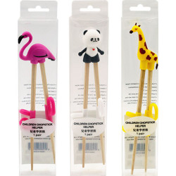 SHINE FARM Baguettes Enfants avec Aide en Silicone