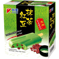 SHAOMEI Barre de Glace Haricots Rouges Matcha