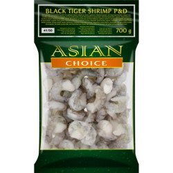 ASIAN CHOICE Black Tiger Crevette P&D 41/50