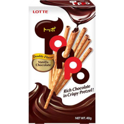 LOTTE TOPPO Choco Bretzel Sticks Vanille